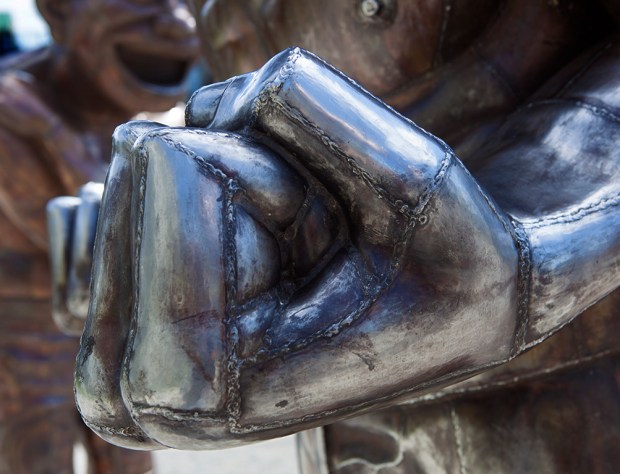 The unclenching fist