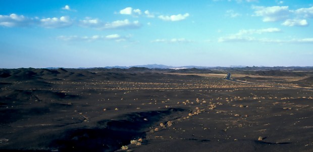 In the ebony hills, an ivory city