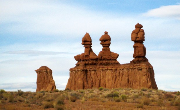 Three goblin sisters astride a camel copy