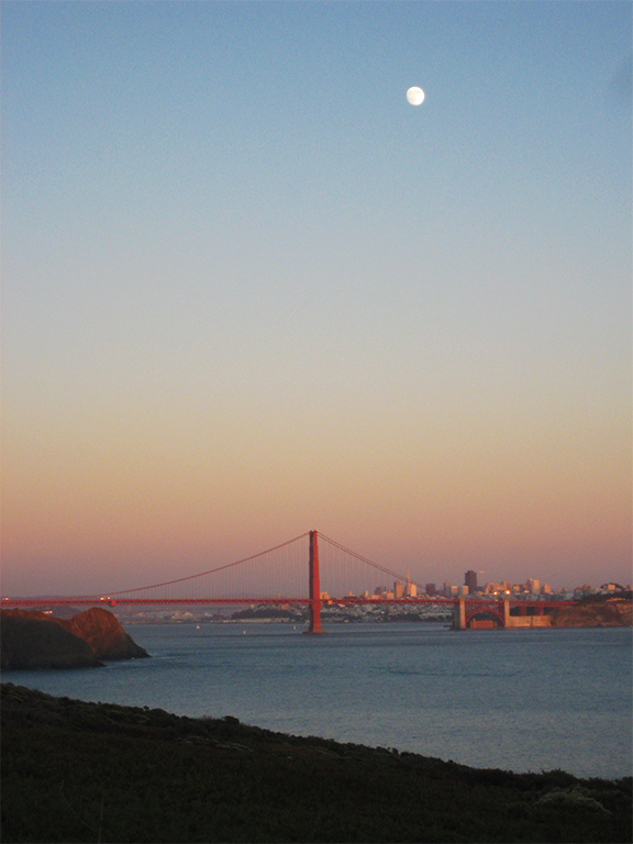 The Golden Gate Bridge, San Francisco, California, United States of America.