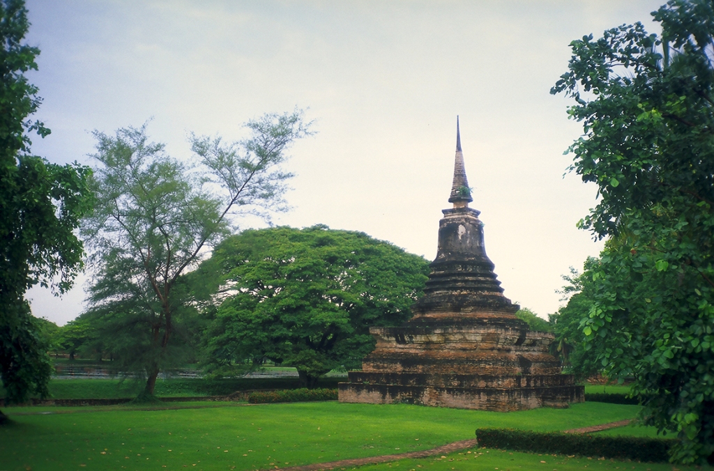 Stupa, Sukhothai, Ancient Capitol of Siam, Thailand