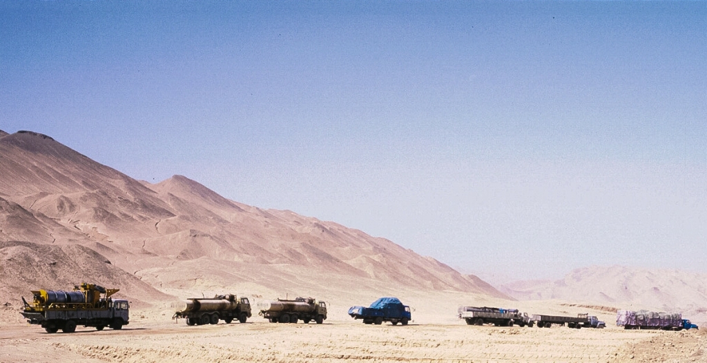 Off roading to Kashgar, Xinjiang Autonomous Region, The People's Republic of China