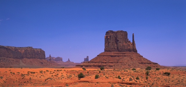 Mittens and Buttes, Monument Valley Navajo Park, Utah, United States of America