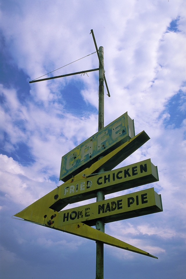 Derelict Neon, Route 66, In or around Lebanon, Missouri, United States of America