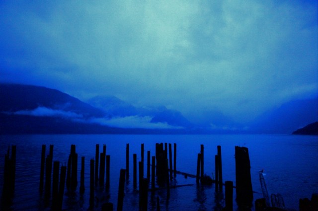 Blues, Howe Sound, Sea to Sky Highway, Britannia Beach, British Columbia, Canada