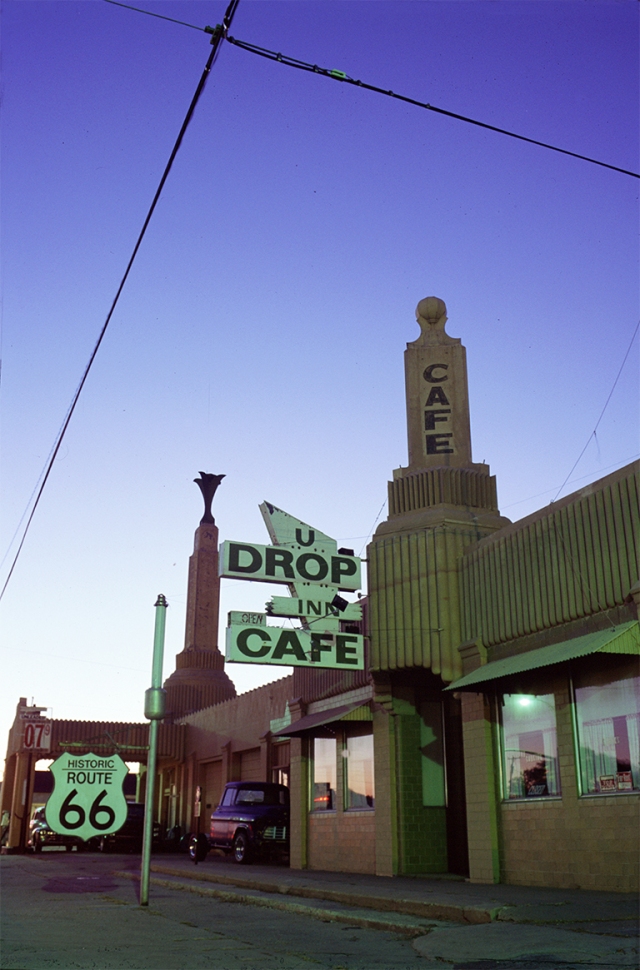 U Drop Inn Cafe, Route 66, Shamrock, Texas, United States of America