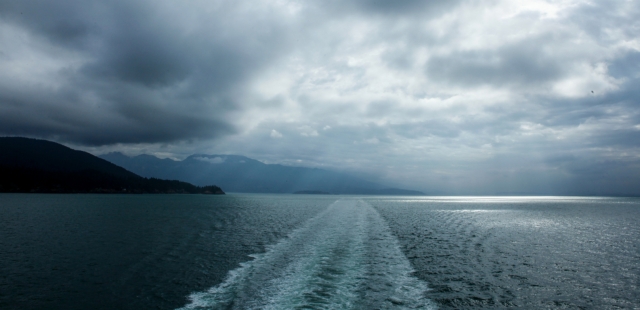 In the Wake, BC Ferries, Island Bound, Horseshoe Bay to Nanaimo, British Columbia, Canada