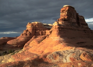 Monolithic Sphinxes, Sandstone Rock Formation, Canyonlands National Park, Utah, United States of America