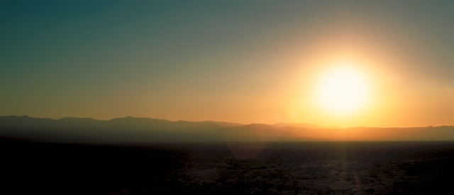 Desert Sunset, Mojave Desert, Route 66, California, United States of America