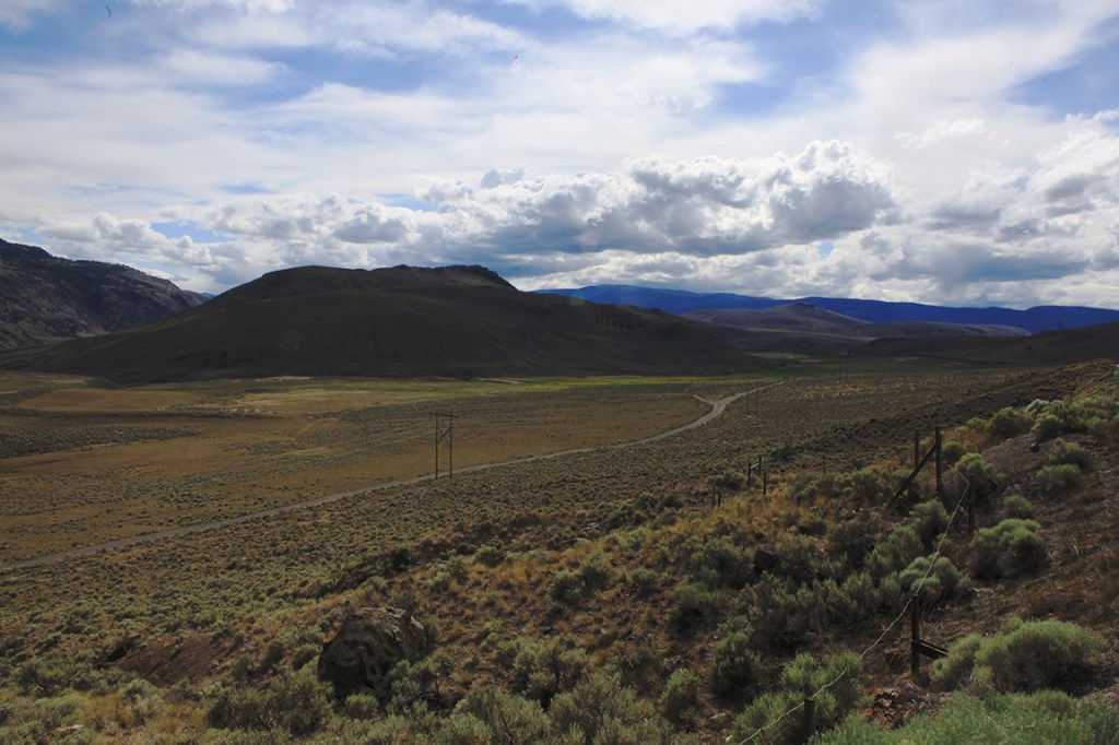 Rangeland Track, Trans Canada Highway, British Columbia, Canada