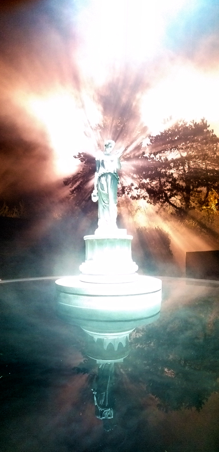 Goddess on a Pedestal, University of British Columbia Botanical Gardens, Vancouver, British Columbia, Canada