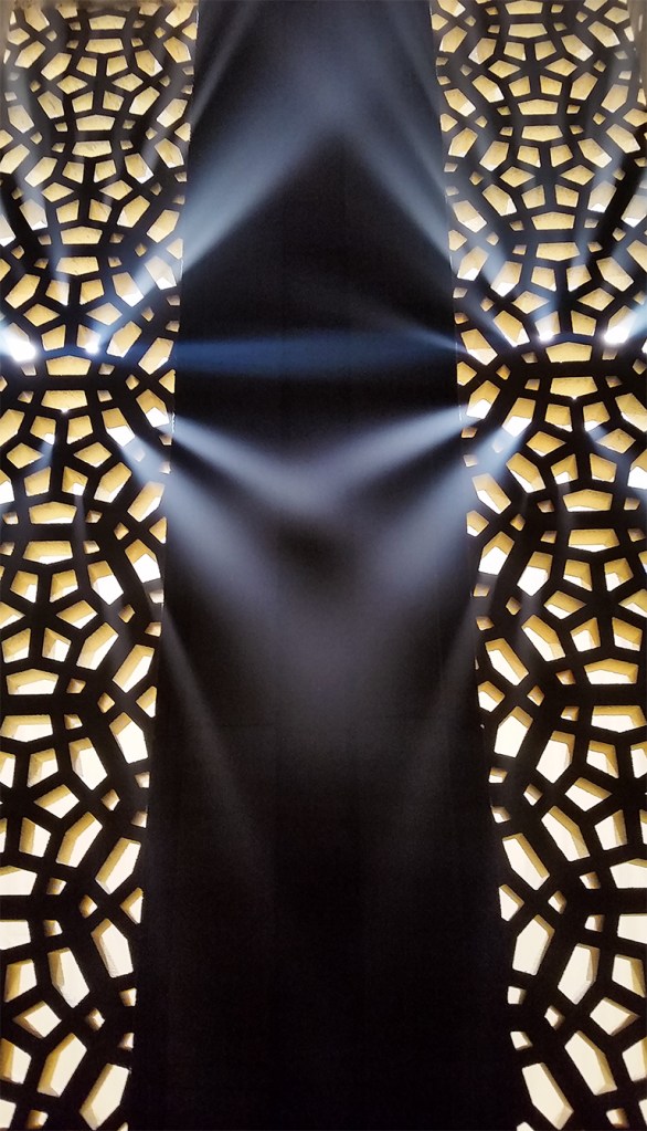 Light Converging Through the Lattice, Fraserwood Studio, Richmond, British Columbia, Canada