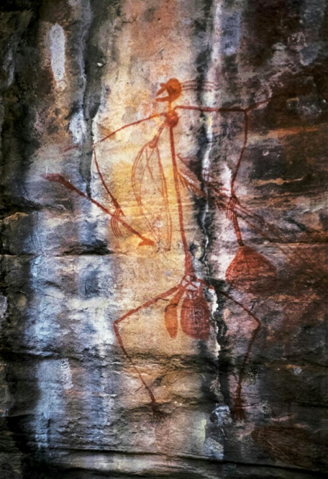 Aboriginal Rock Painting, Kakadu National Park, Northern Territory, Australia