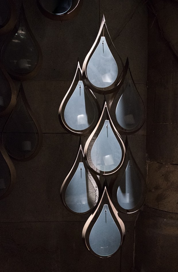 Teardrop Candle Sconce, Richmond, British Columbia, Canada