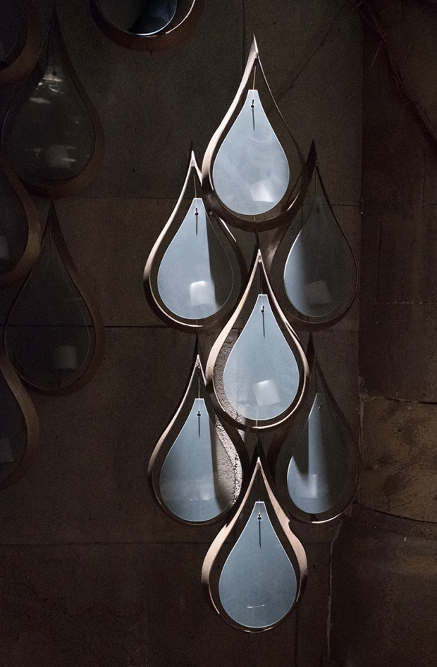 Teardrop Candle Sconce, Richmond, British Columbia, Canada