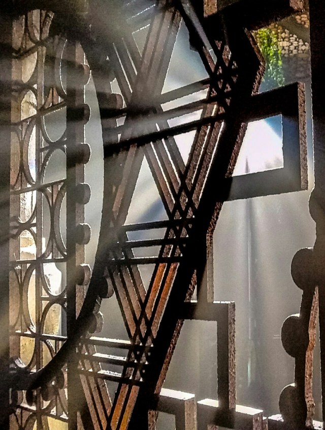 Geometry, Morrocan-inspired Lattice Screen Wall and Light