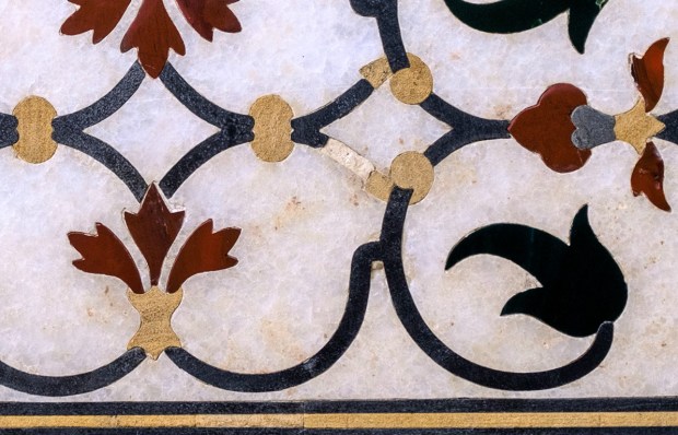 Stone Inlay, Taj Mahal, Agra, Uttar Pradesh, India
