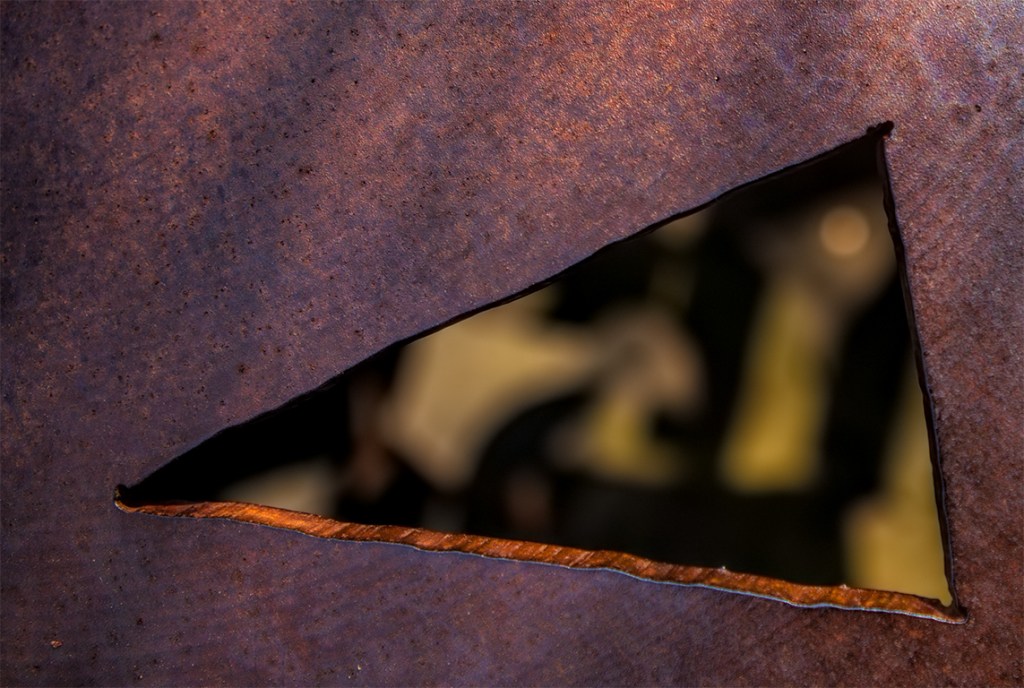 Triangulated, Alphanumeric Sphere Sculpture, New Westminster Public Library, British Columbia, Canada