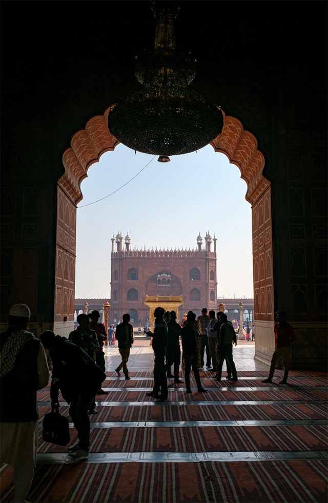 Jama Masjid Mosque, in Old Delhi, New Delhi, India