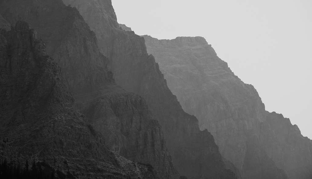 Infinite Shades of Grey, Icefields Parkway, Banff National Park, Alberta, Canada copy