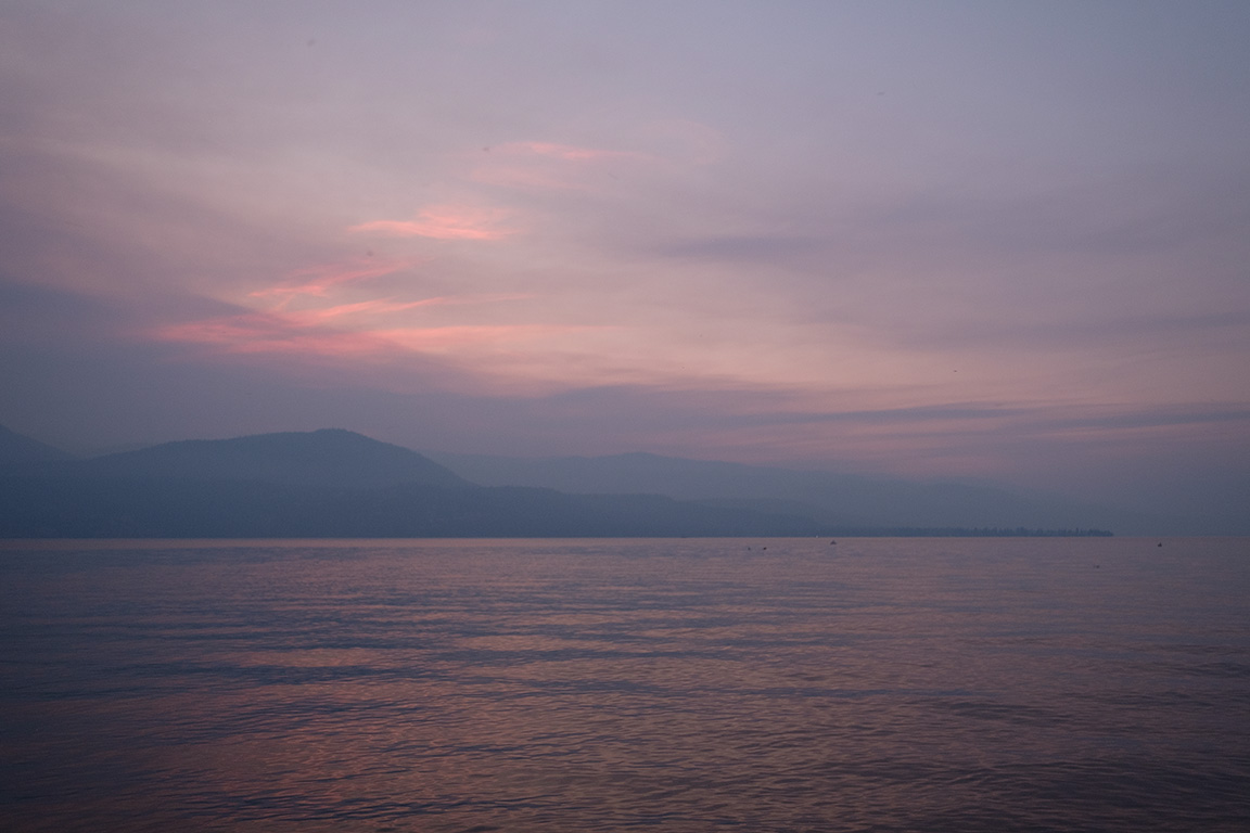 Pastel Twilight, Okanagan Lake, Vernon, British Columbia, Canada