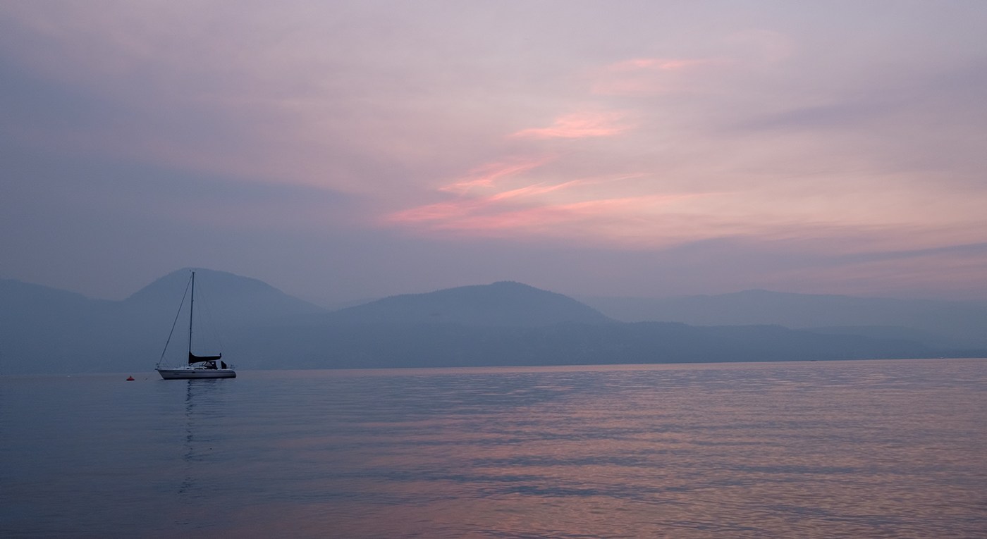 The Colour Fading, Eastside Road, Okanagan Lake, Vernon, British Columbia, Canada