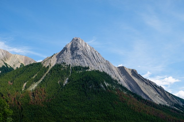 Upturned Sea Bed, Maligne Canyon, Jasper National Park, Alberta, Canada