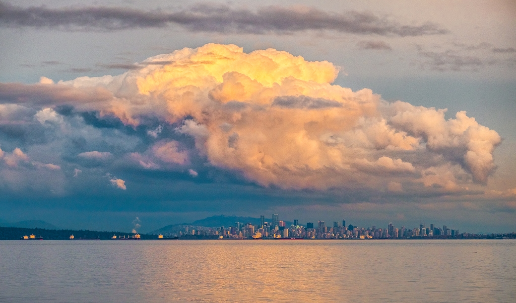 Vancouver Storm Clouds, English Bay, Vancouver, British Columbia, Canada