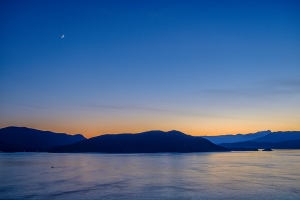 Small Craft and Infinity, Bowen Island, Howe Sound, From Horseshoe Bay, British Columbia, Canada