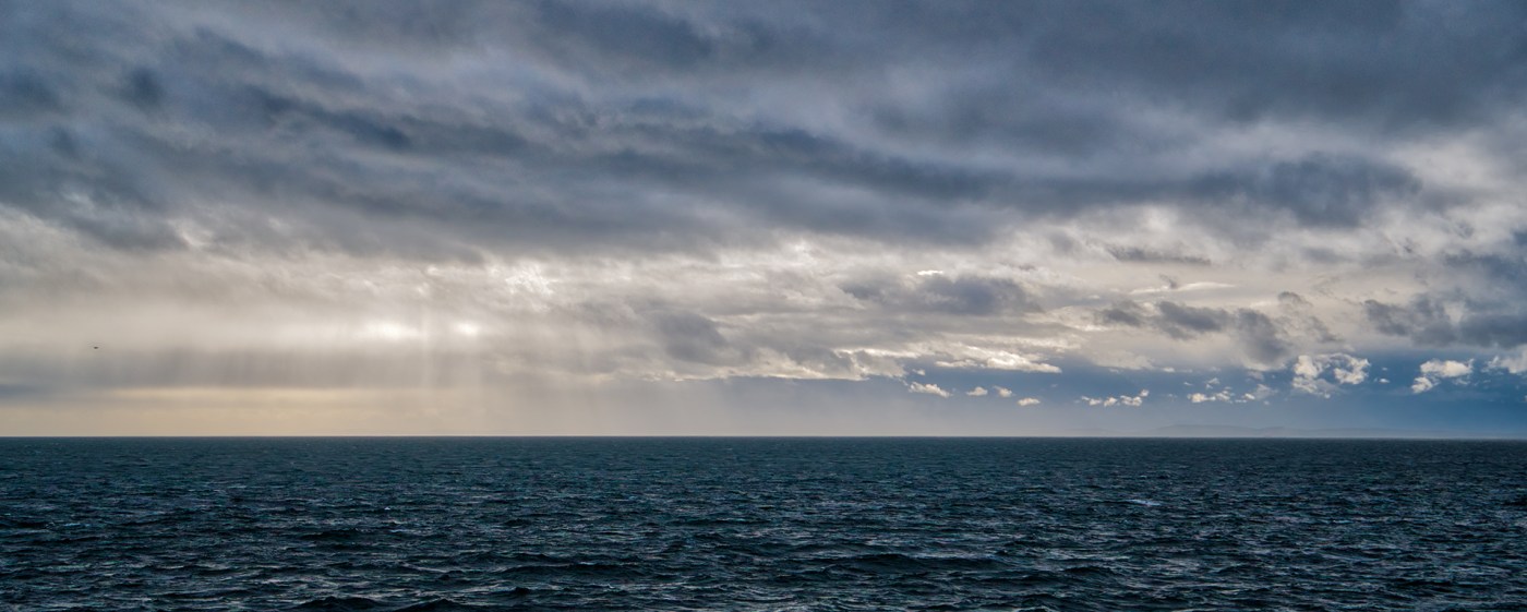 Stormy Horizon, BC Ferries Queen of Cowichan, Horseshoe Bay to Nanaimo, Strait of Georgia, British Columbia, Canada