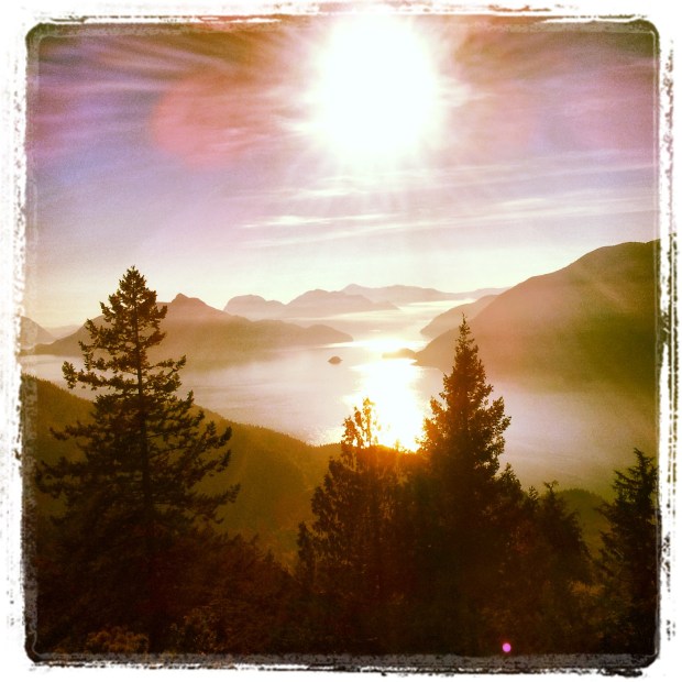 The Sundeck at the Edge of the World, Britannia Beach, British Columbia, Canada