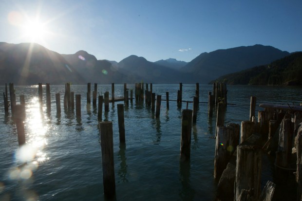 Missing the Sun, Britannia Beach, Howe Sound, British Columbia, Canada