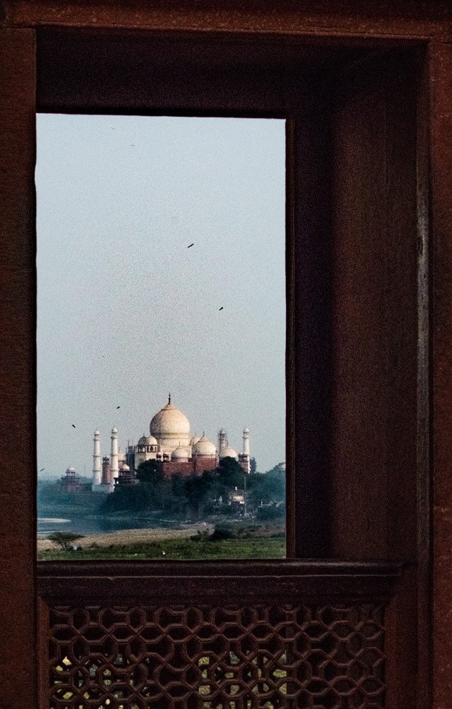 Taj Mahal from Red Fort, Agra, Uttar Pradesh, India