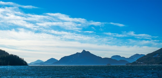 White Caps, Howe Sound, Britannia Beach, British Columbia, Canada