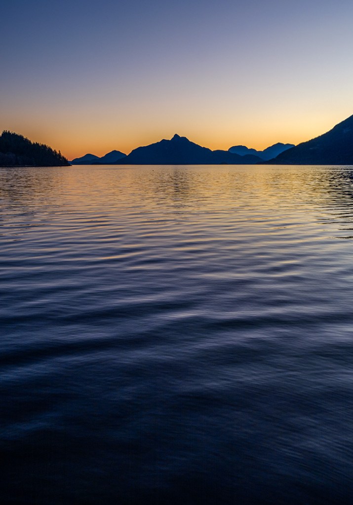 Britannia Sunset, Britannia Beach, Howe Sound, Sea to Sky Highway, British Columbia, Canada