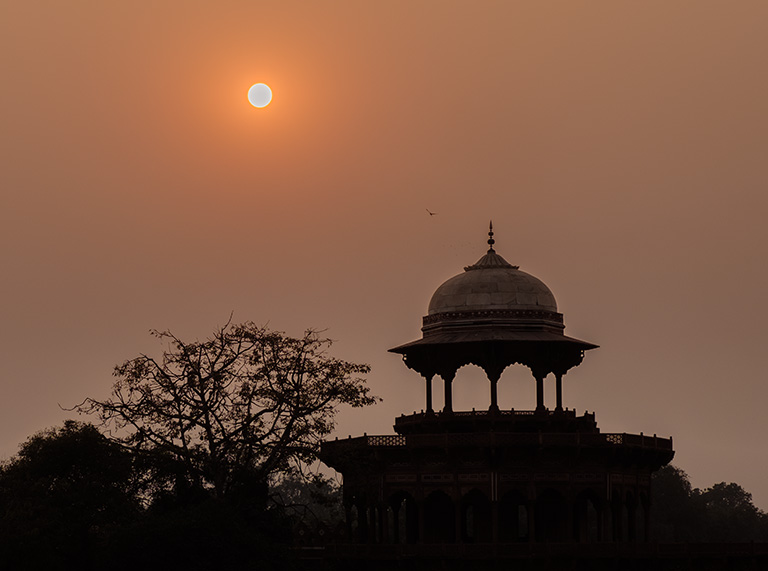 Sunset, Taj Mahal, Agra, Uttar Pradesh, India