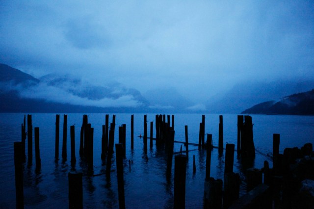 Blue Pier, Britannia Beach, Howe Sound, Sea to Sky Highway, British Columbia, Canada
