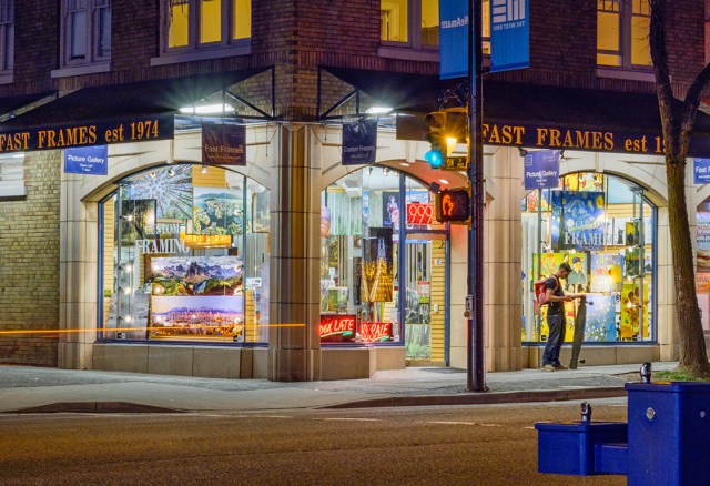 Here It Comes, Denman & Nelson, West End, Vancuver, British Columbia, Canada