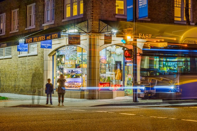 Lost to Eternity, Fast Frames, Denman and Nelson, West End, Vancouver, British Columbia, Canada