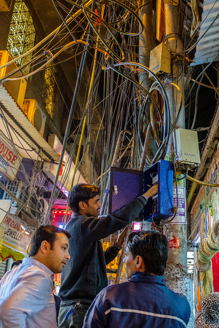 A litle light electrical, Chandni Chowk, New Delhi, India