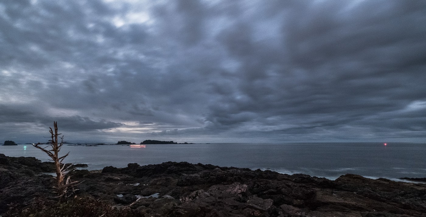 Night Passage, Amphitrite Point, Ucluelet, Vancouver Island, British Columbia, Canada