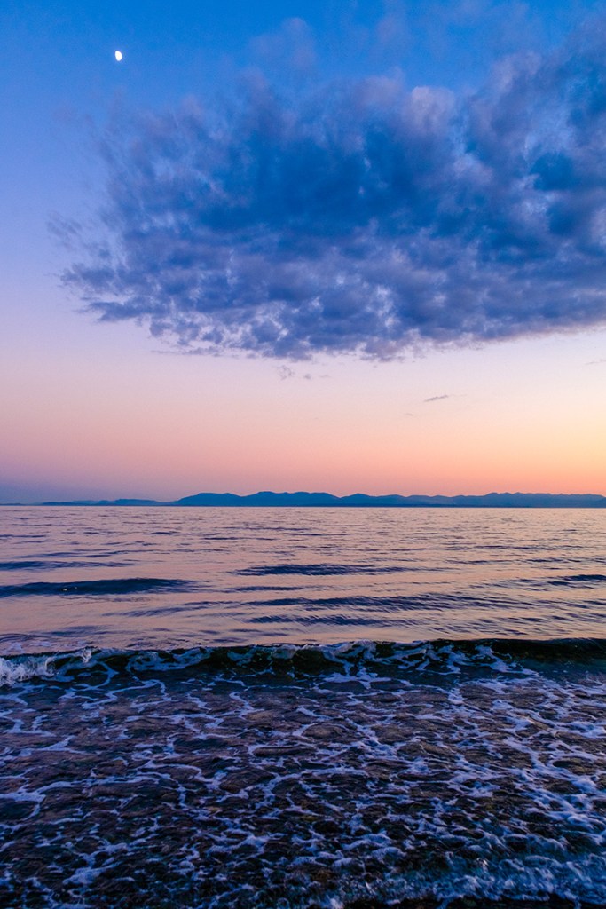 Strait of Georgia Sunset, Gibsons, Sunshine Coast, British Columbia, Canada