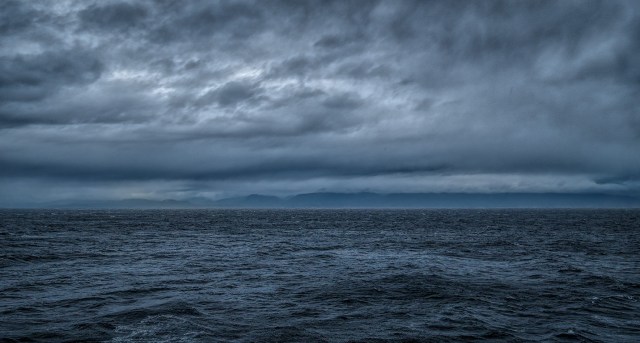 Bruised and Sullen, Strait of Georgia, Horseshoe Bay to Nanaimo Ferry, British Columbia, Canada