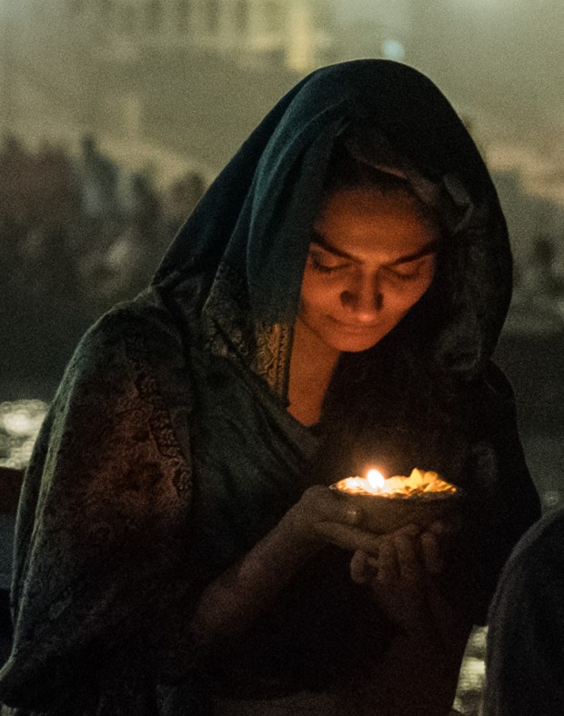 Just an Angel, Ganges River, Dashashwamedh Ghat, Varanasi, Uttar Pradesh, India
