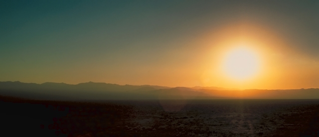 Sunset, Mojave Desert, Route 66, California, United States of America