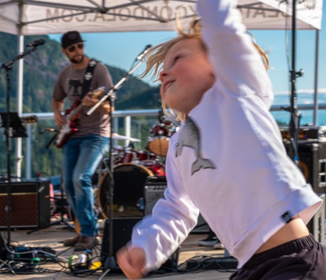 The Wells and Dancing Boy, Sea to Sky Gondola, Squamish, British Columbia, Canada