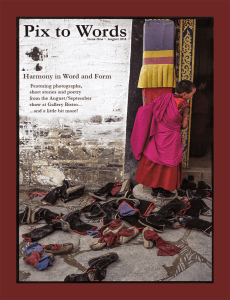 Pix to Words Magazine Cover