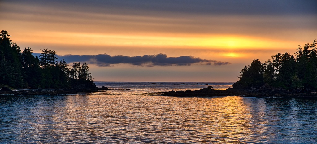 Narrow Channel, Food Islets, Near Ucluelet, Vancouver Island, British Columbia, Canada
