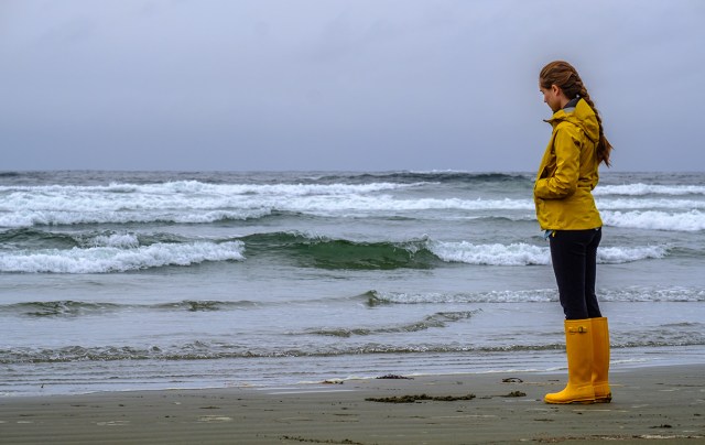 Contemplation, Long Beach, Pacific Rim National Park Reserve, Vancouver Island, British Columbia, Canada