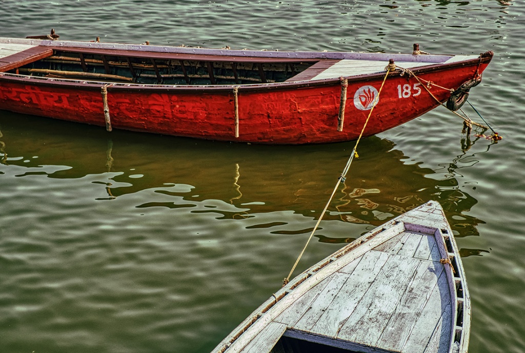Handmade Boats, Ganges River, Varanasi, Uttar Pradesh, India